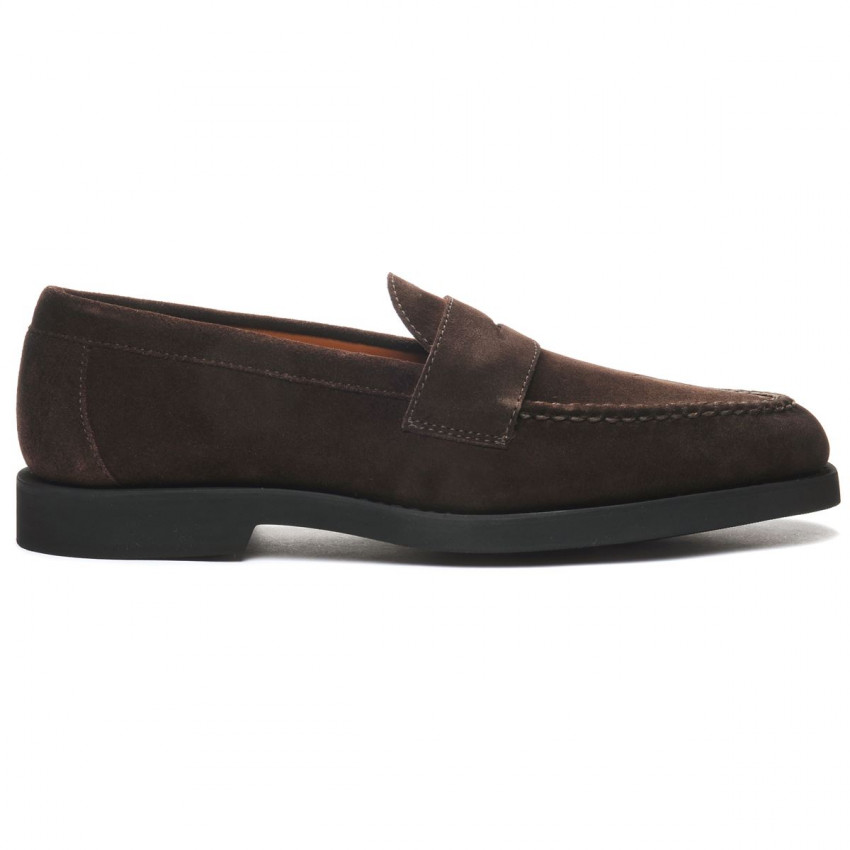 RYAN SUEDE POLARIS DARK BROWN MOCASSIN-Mocassin pour homme en suede