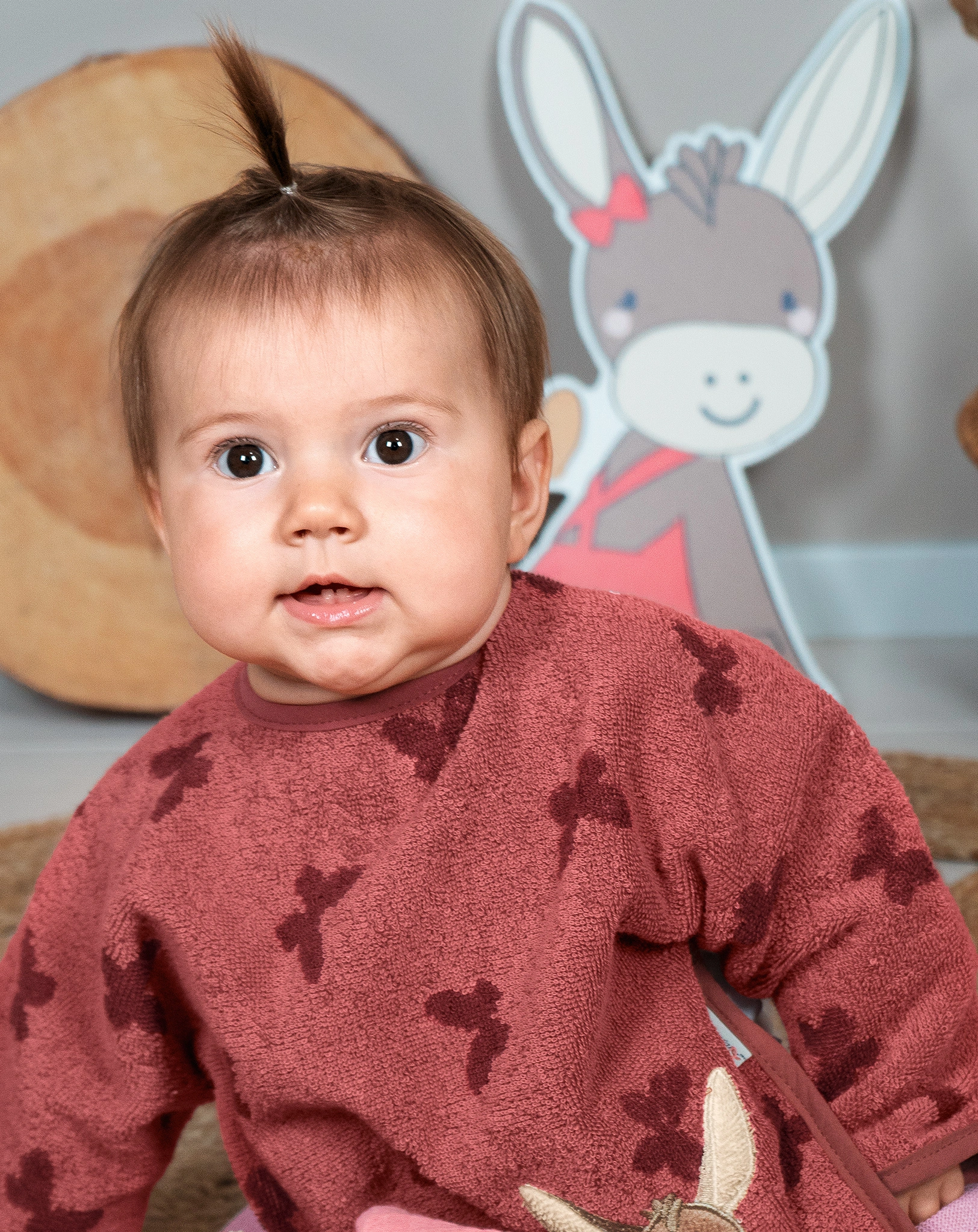 Ärmellätzchen ESEL EMMILY in rot