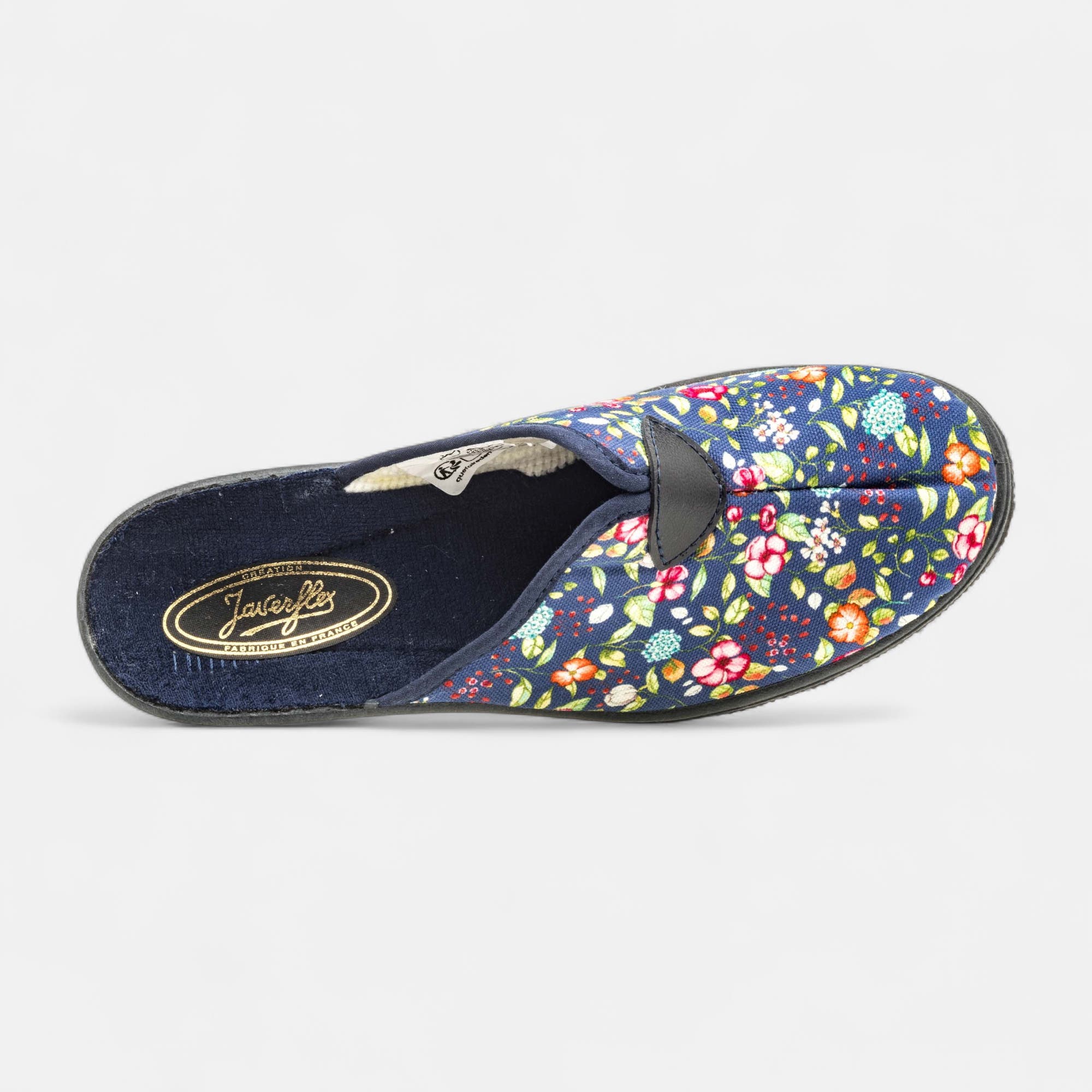Pantoufles sabots Femme bleu marine
