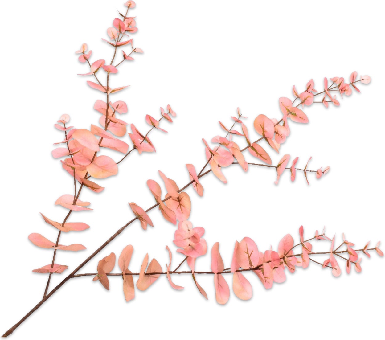 Silk-Ka kunsttak Eucalyptus 105 cm roze