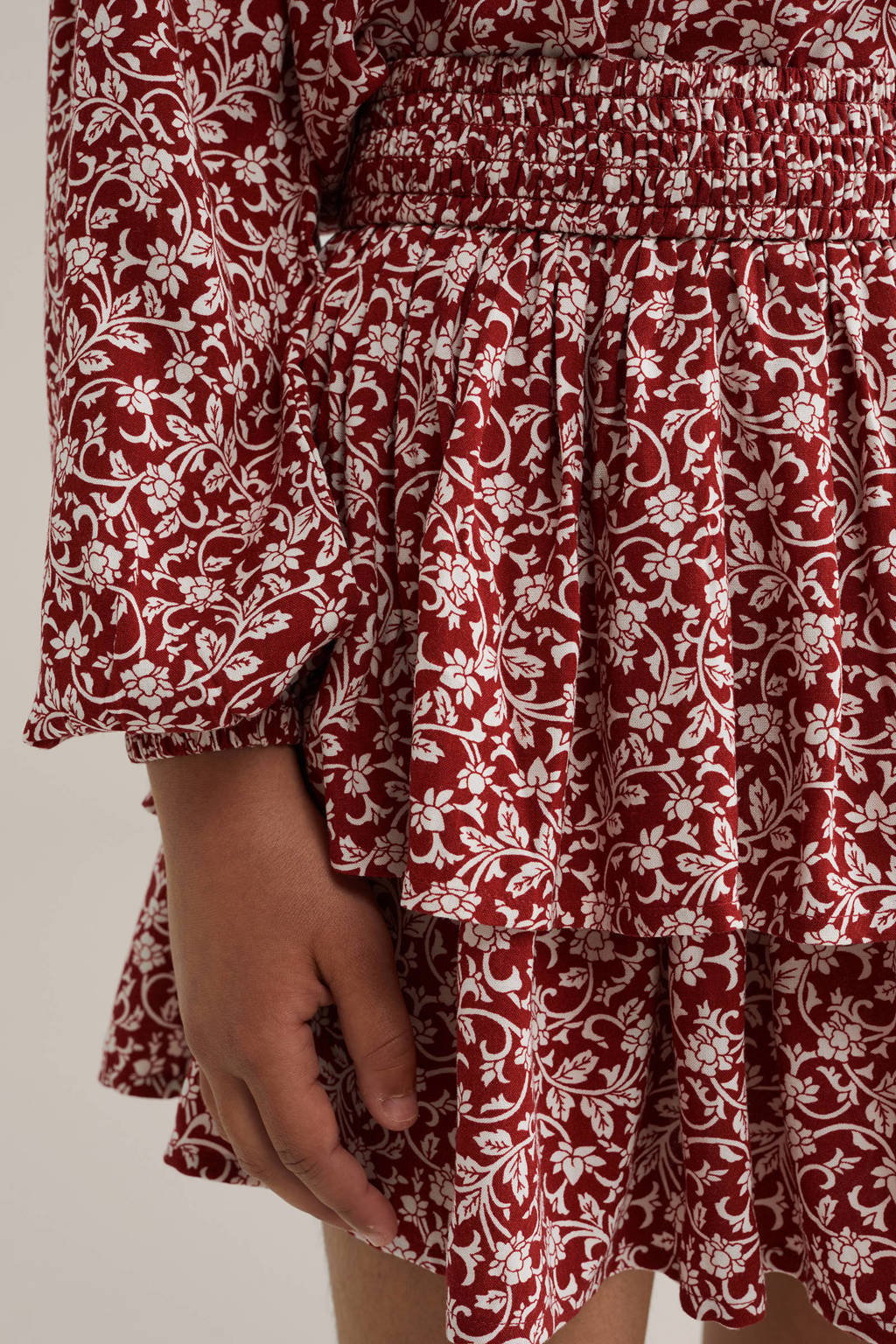 WE Fashion strokenrok rood