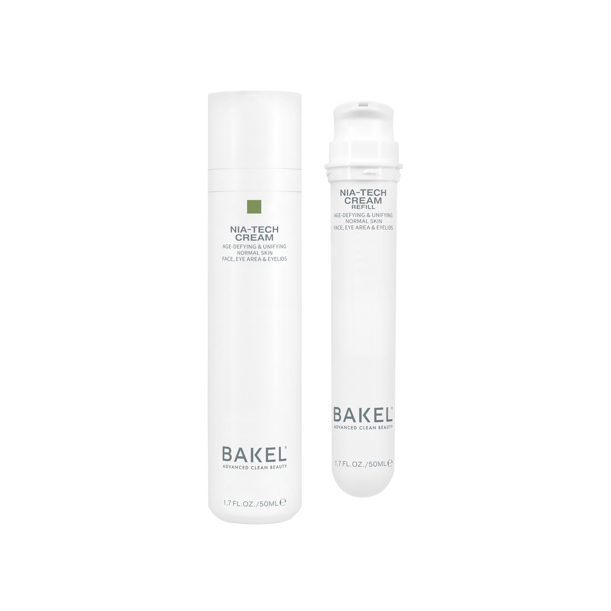 Nia-Tech Cream Normal Skin Case & Refill 50ml