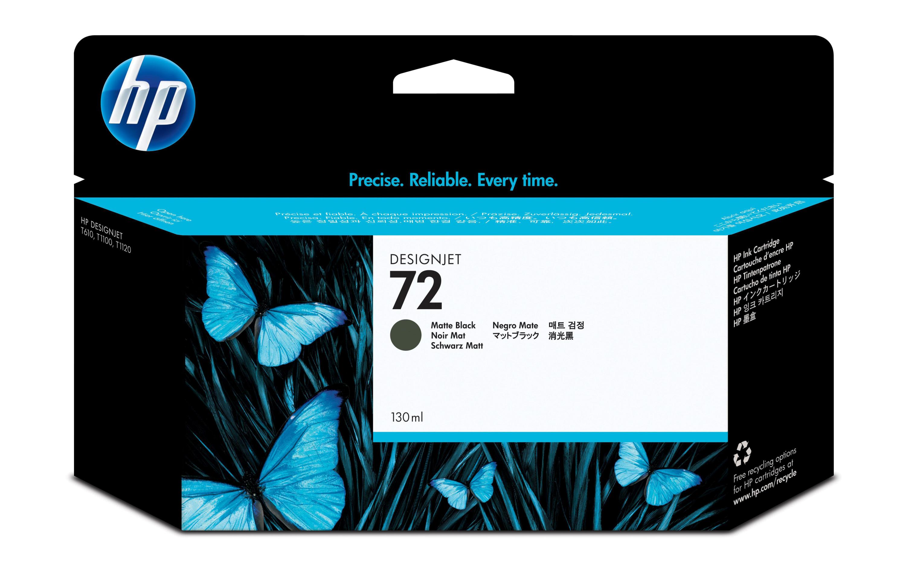 Tinte Nr. 72 (C9403A) Matte BlackDruckerpatrone