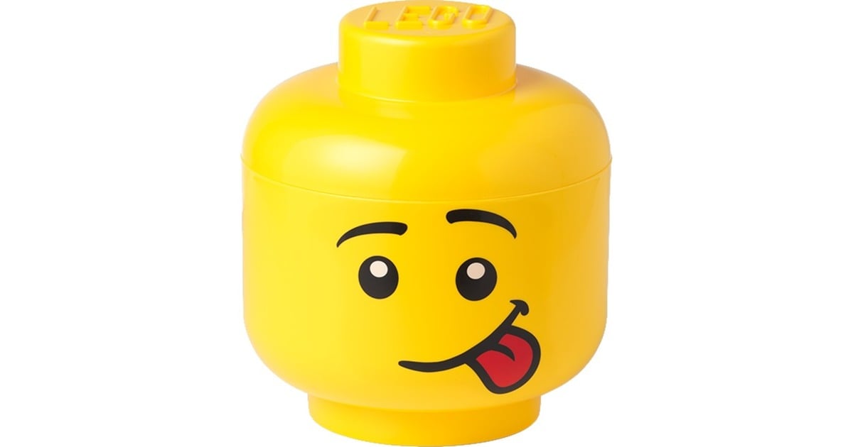 Room CopenhagenLego Storage Head S - Silly opbergdoos  (Geel)