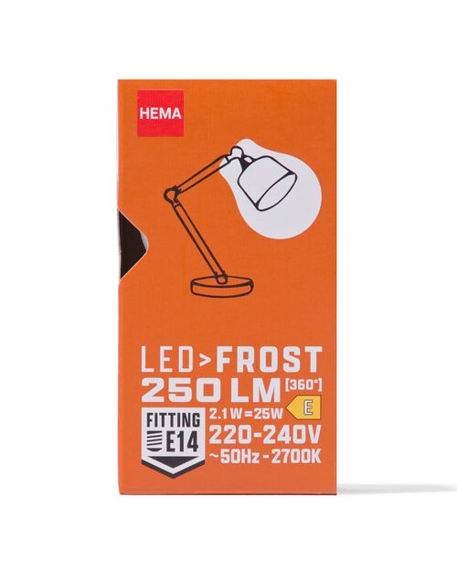 ampoule led glass frost E14 2,1W 250lm