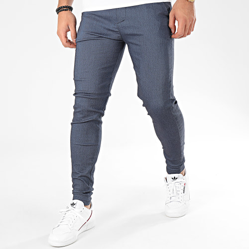 Pantalon Chino Bleu Chiné
