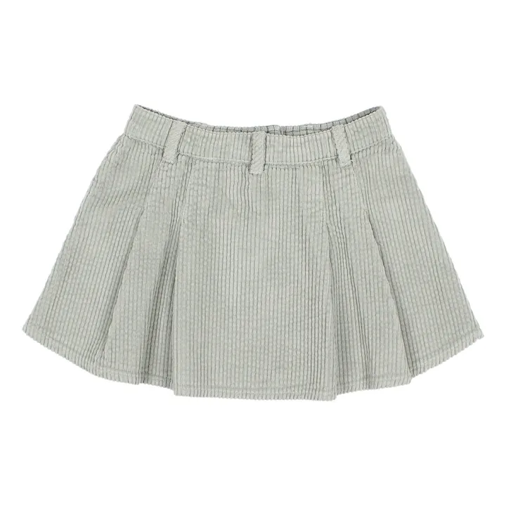 Búho Jupe Velours Côtelé | Bleu gris