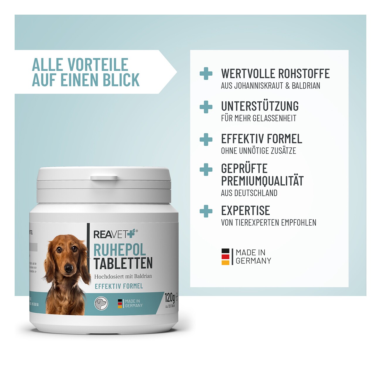 REAVET Ruhepol Tabletten 120Stk