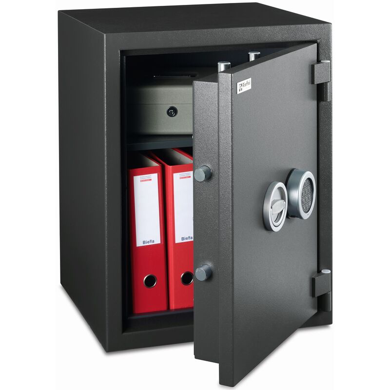 Rieffel Möbeltresor GRAPHIT 5 E, 49 x 43 x 63.5 cm, graphitgrau RAL 7024