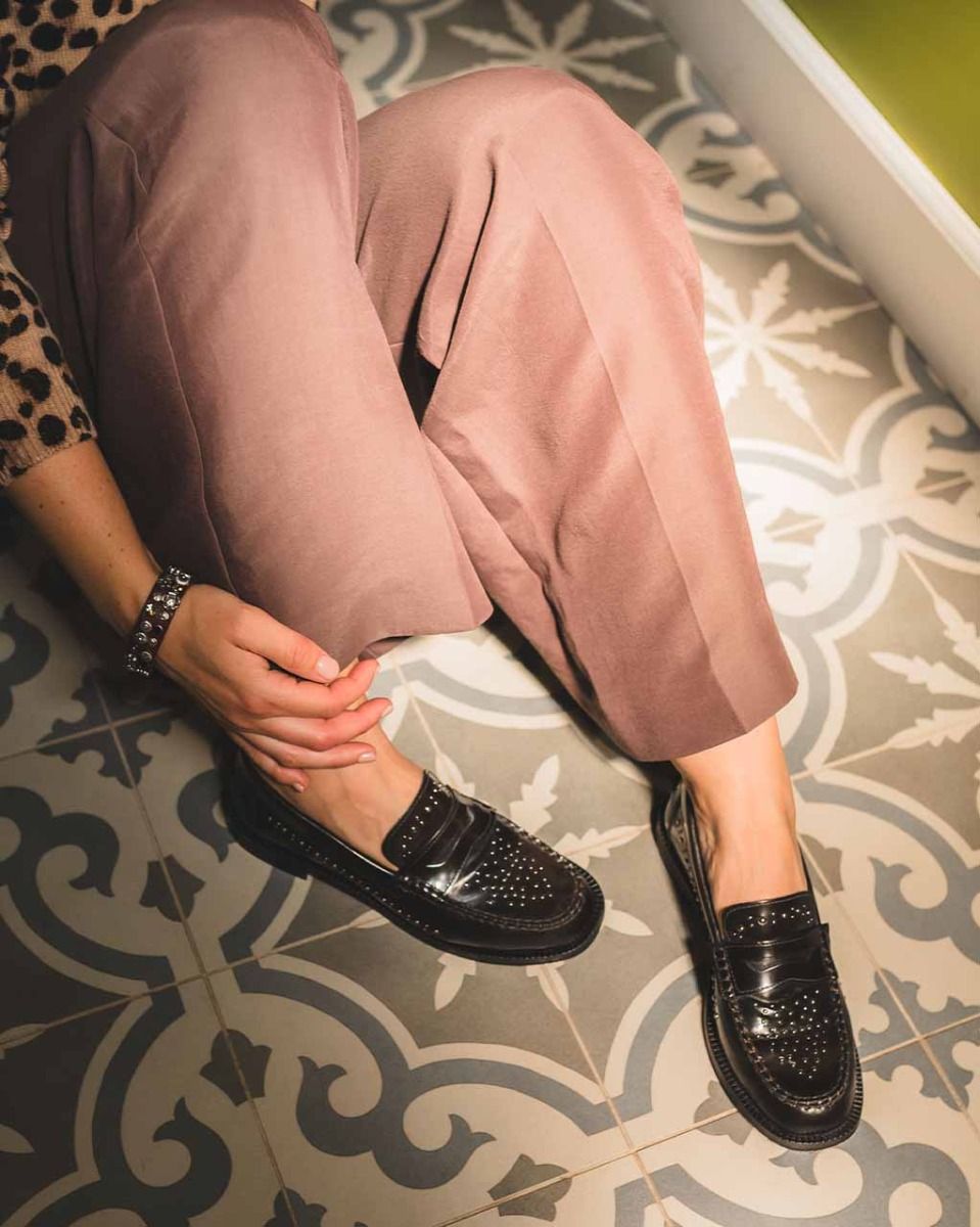 Barbara Brera Amara 18 Donkerbruin Damesloafers