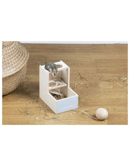 Beeztees Speelhuis Rexy - Speelgoed - 15x10x14 cm 219 g Mintgroen
