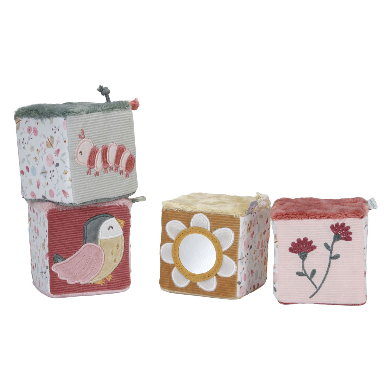 Little Dutch Zachte Blokkenset Flowers & Butterflies