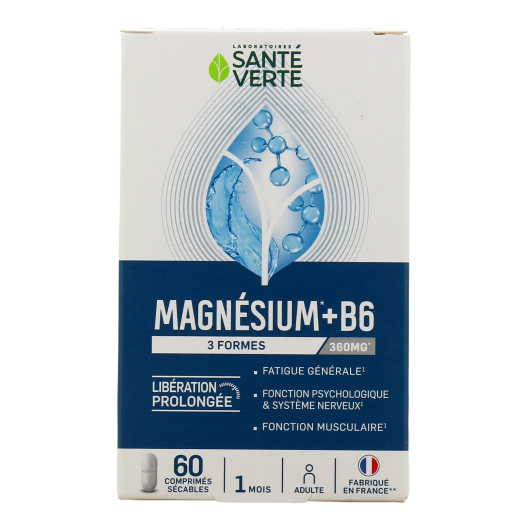 Santé Verte Magnésium + B6 - Fatigue, Fonction Musculaire
