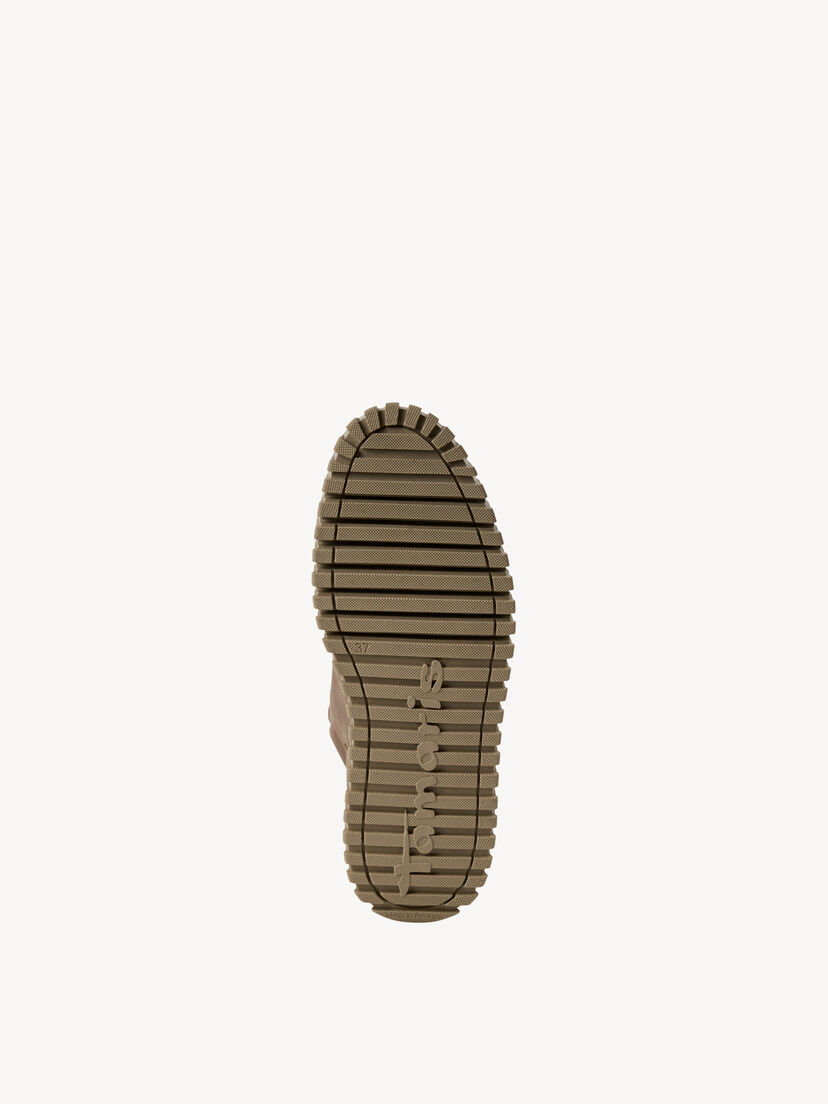 Leren Enkellaarsje - beige
