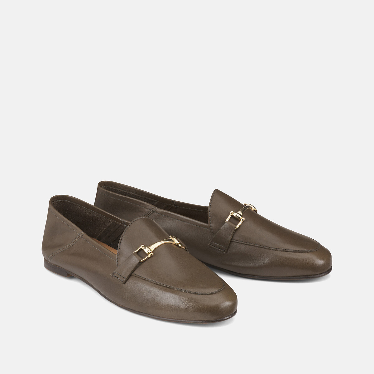 COLEÇÕES LA REDOUTE<br>Mocassins Signature em leer met morsetti