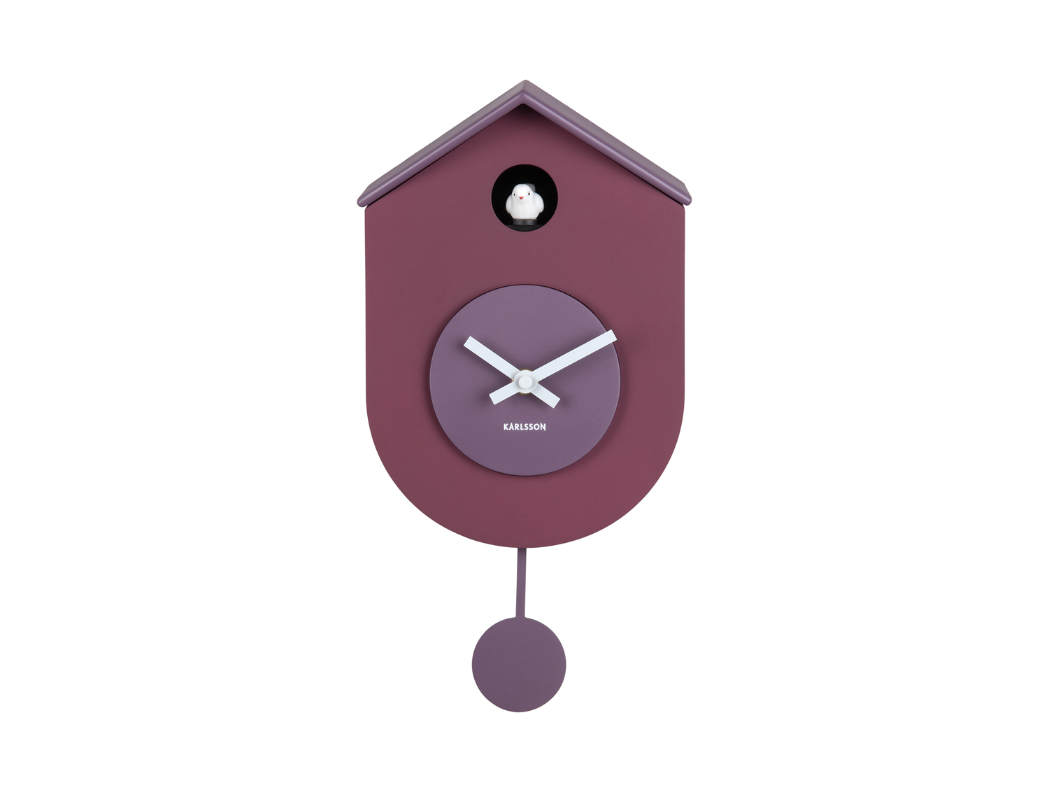 Wandklok Grato Cuckoo - Paars