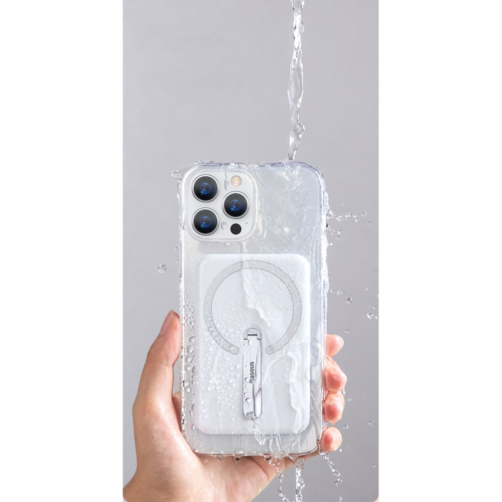 iPhone 13 MagSafe Hardcase Hülle   Kickstand Aufsteller - Transparent