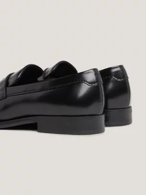 Mocassins de couro envernizado com costura