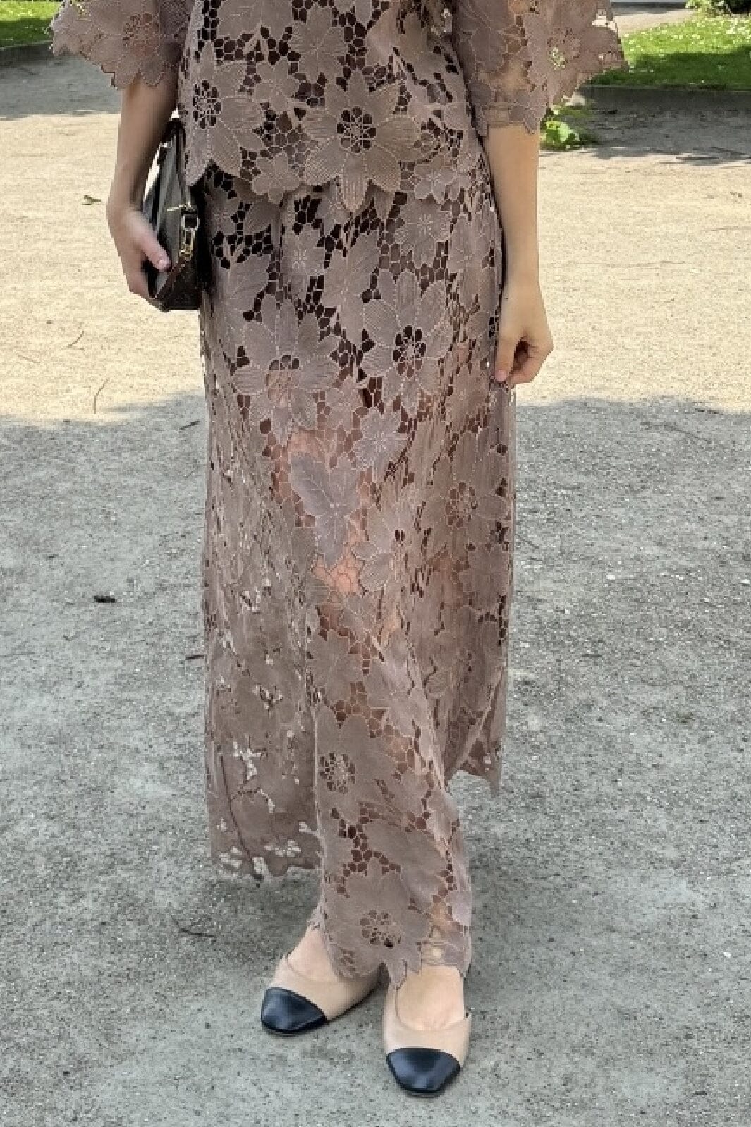 BYIC Klaraic Lace Maxi Skirt