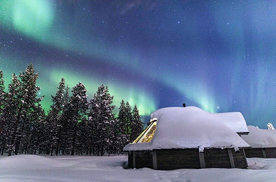 Glasiglu Hotel Saariselkä als Geschenkidee