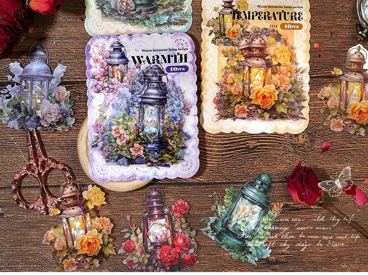 Karnemelk - Set van 10: Bloemen Journaling PET-stickers