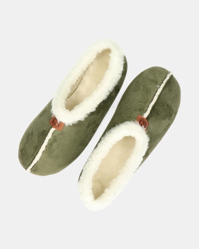 Nelson Home Pantoffels  - groen