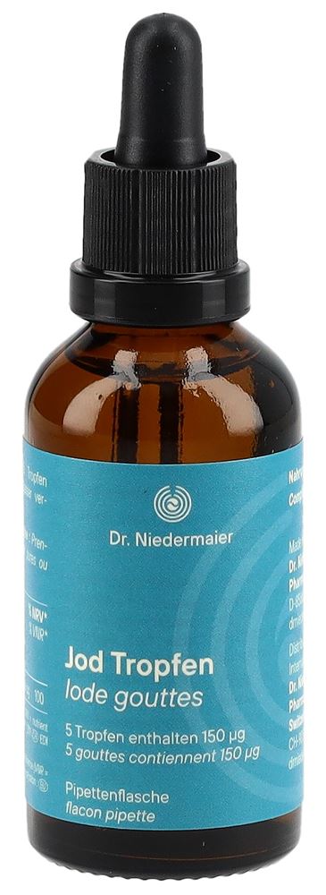 Dr. Niedermaier Jod<br>50 ml, Glasflasche, Tropfen