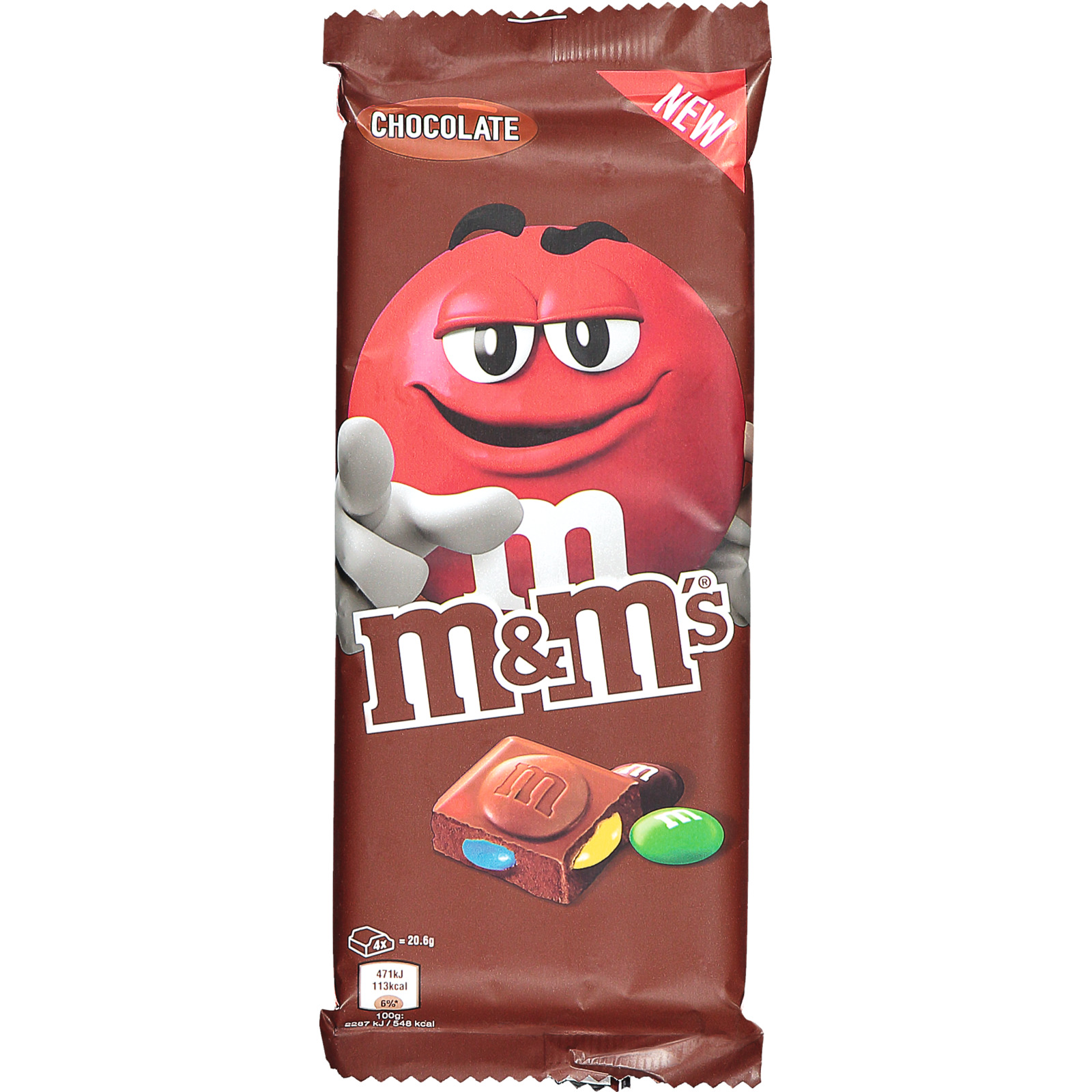 M&M's Tafel Chocolate 165g