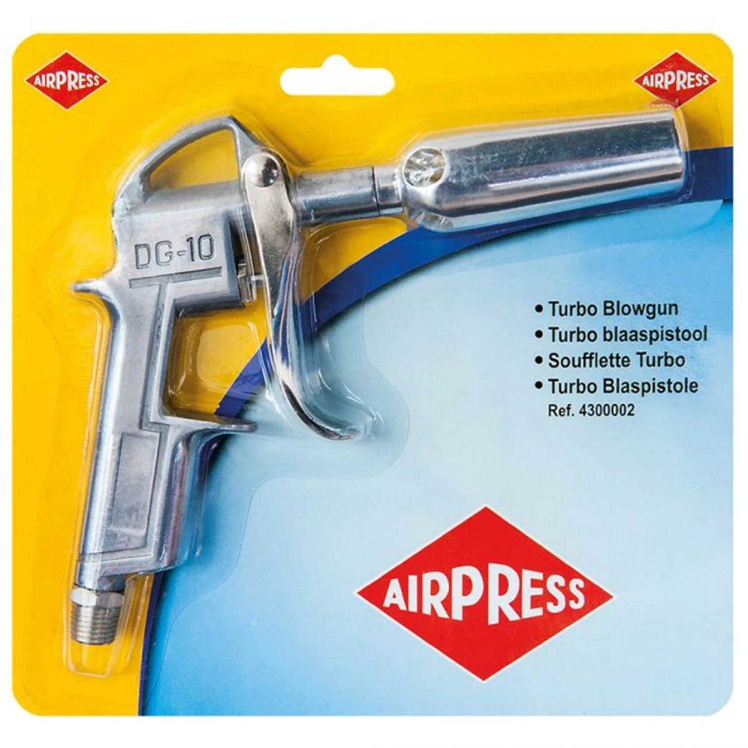 Airpress 4300002 - Turbo Blaaspistool met Insteeknippels Euro en type Orion