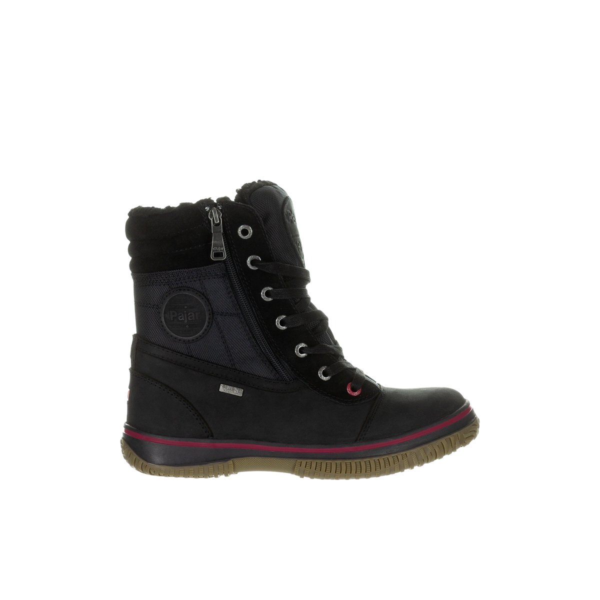PAJAR-Tropper-Bottes d'hiver - Talon plat - Noir