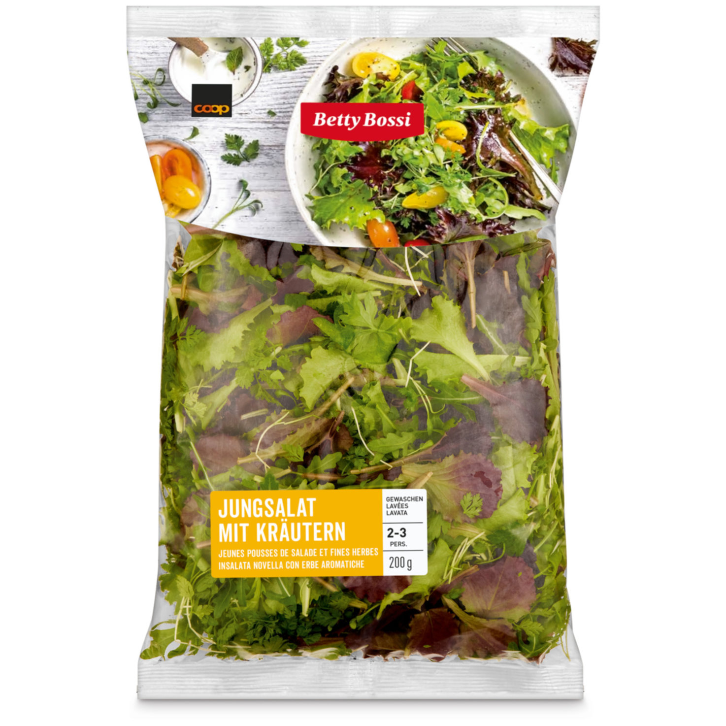 Betty Bossi Jungsalat mit Kräutern -