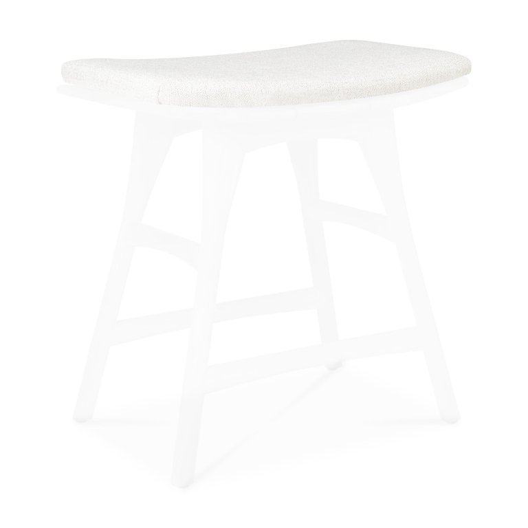 Ethnicraft Zitkussen voor Osso outdoor kruk Off white
