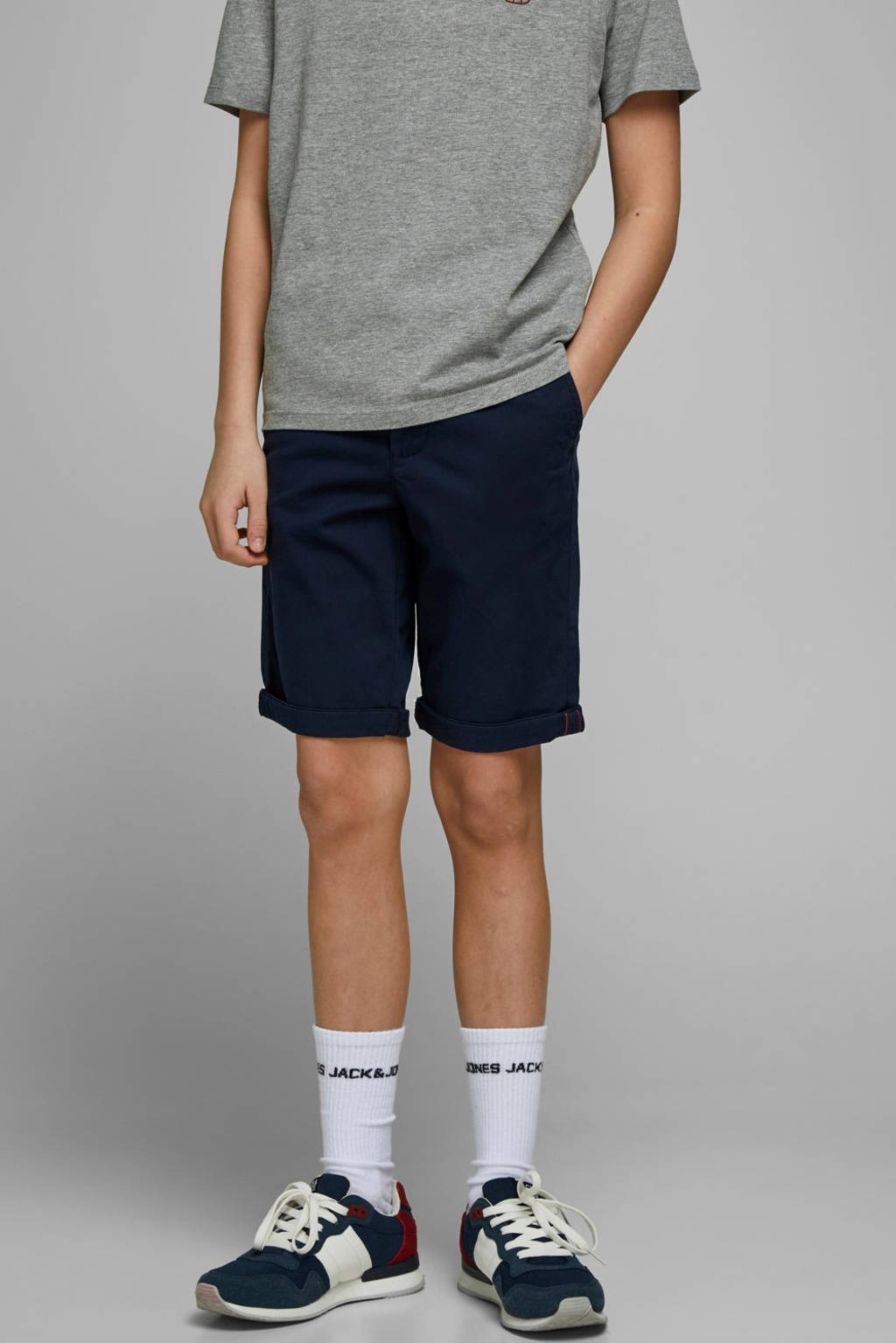 JACK & JONES bermuda JJIBOWIE donkerblauw