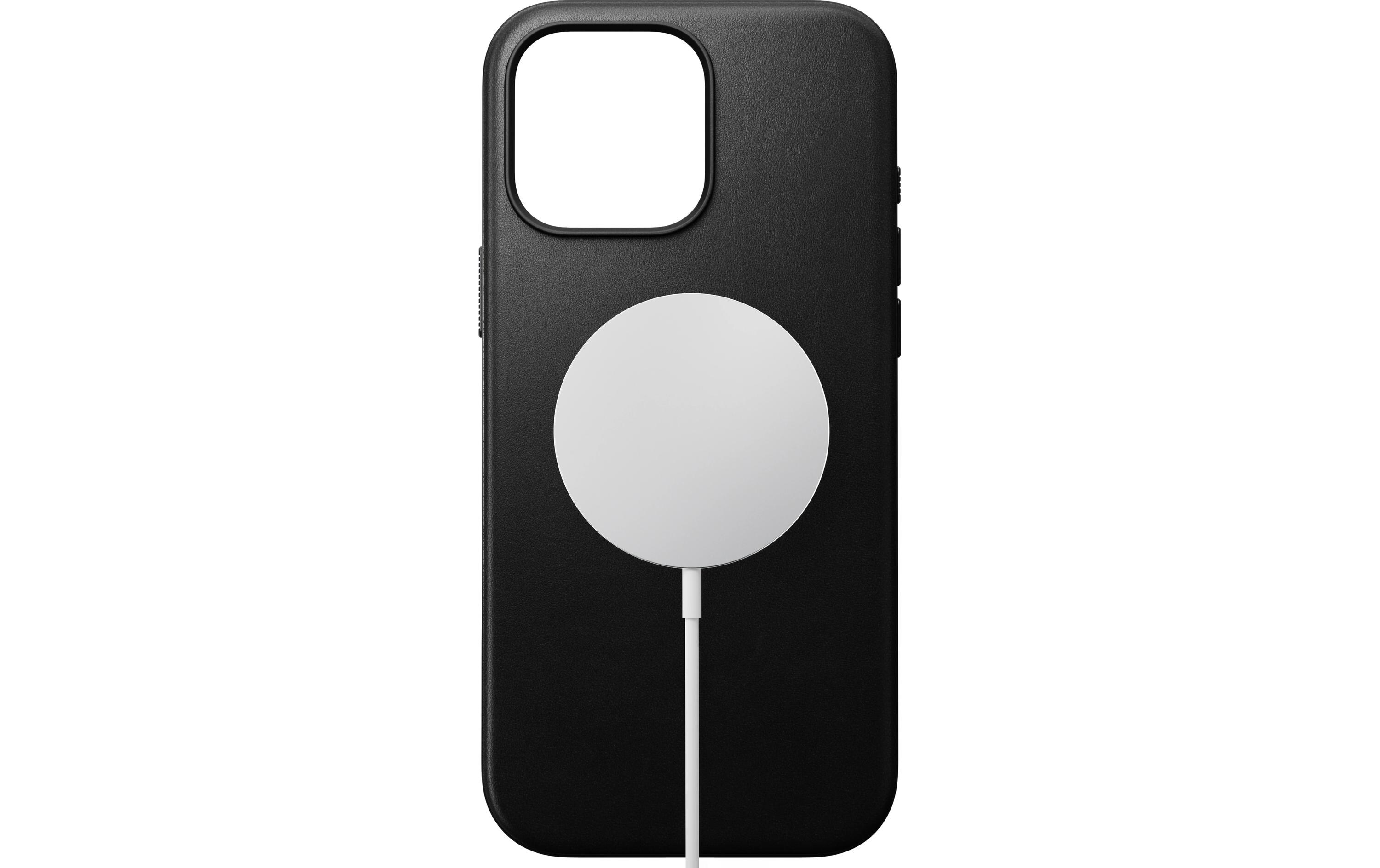 Back Cover Modern Leather iPhone 16 Pro Max SchwarzModerne Schutzhülle aus Leder für das Apple iPhone 16 Pro Max