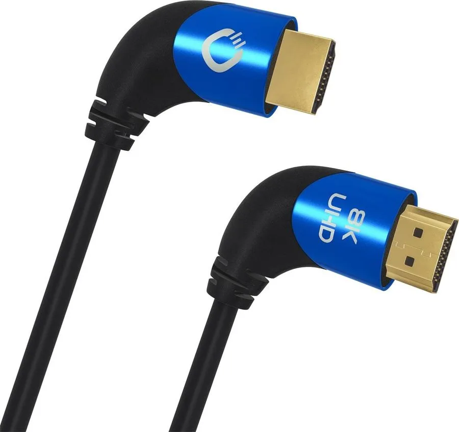 Oehlbach Shape Magic UHD 90 Noir (1 m) Câbles HDMI