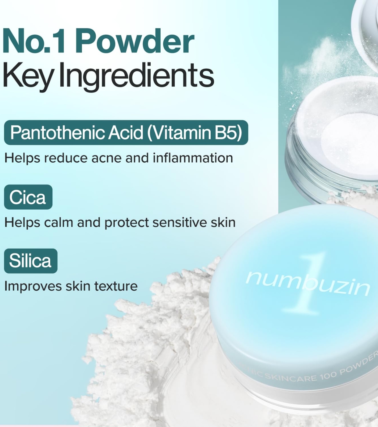 Numbuzin - Pós Matificantes No.1 Pantothenic Skincare 100 Powder