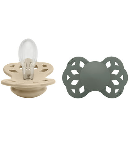 BIBS Infinity Schnuller - 2er-Pack - Gr. 2 - Symmetrisch - Vanil