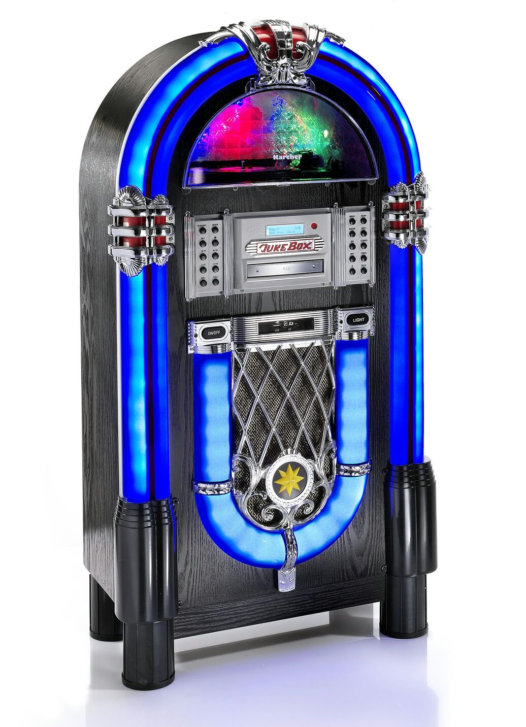 Karcher JB6608D Plattenspieler-Jukebox mit DAB+