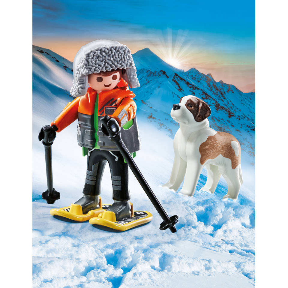PLAYMOBIL My Life wandelaar met Sint Bernard 71741