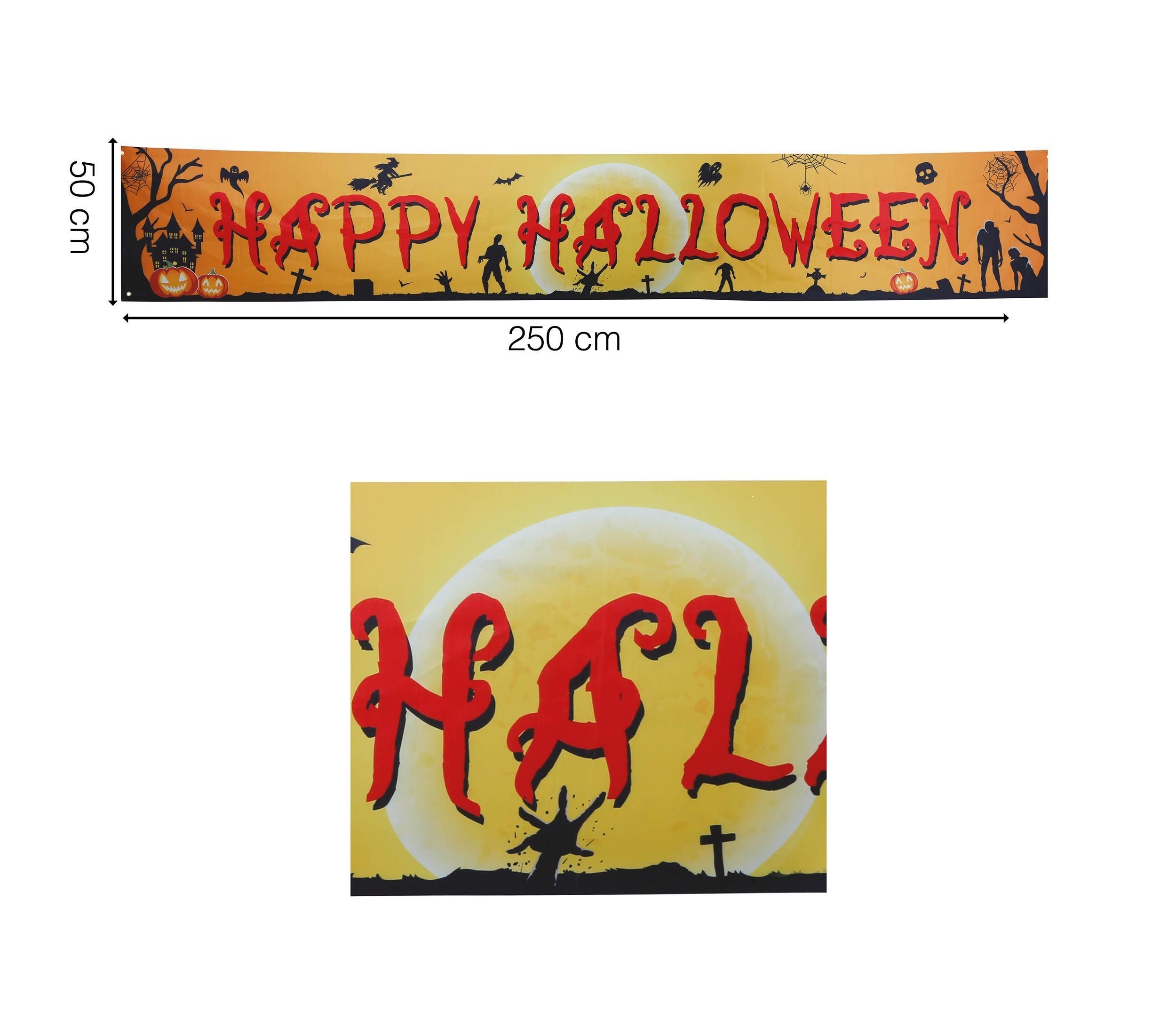 Halloween Banner Happy Halloween 2,9m