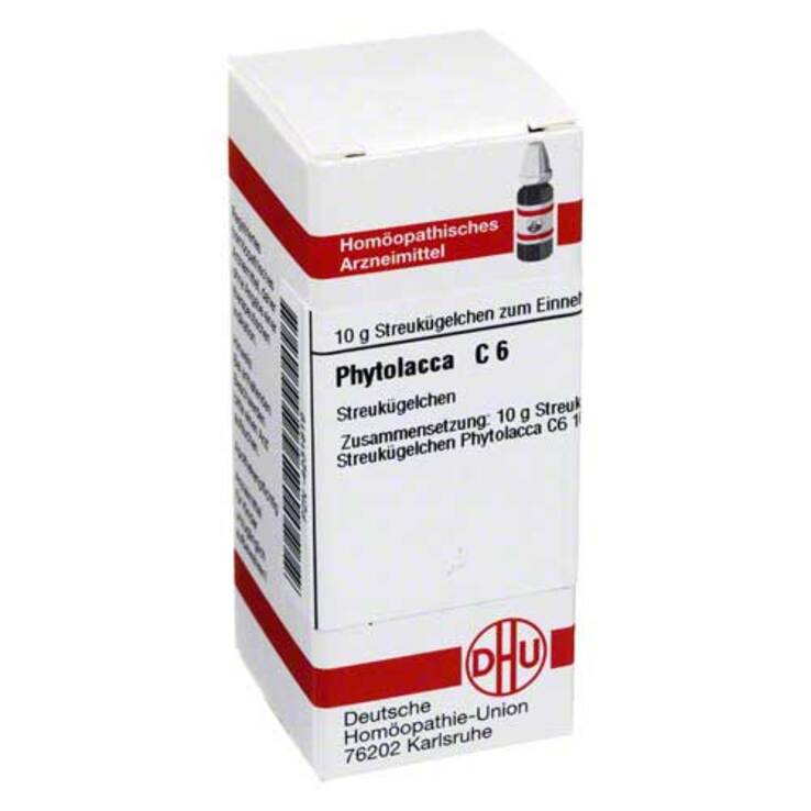 DHU Phytolacca C 6 Globuli, 10 g