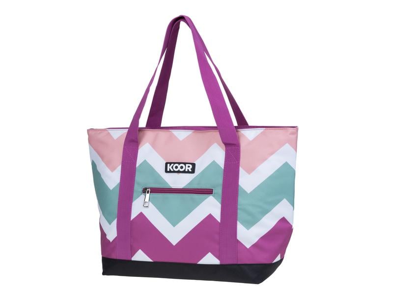 KOOR Kühltasche Shopper Monte Kühltasche mit Kühlelement in trendigen Farben