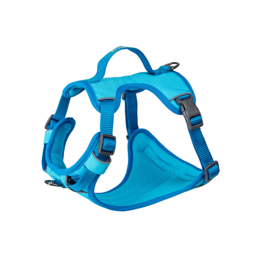 Coleira peitoral refrescante Freedog Cool Pro Tech azul para cães