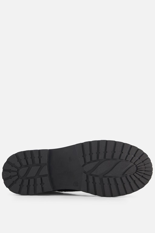 Muyters Veterboots zwart Leer