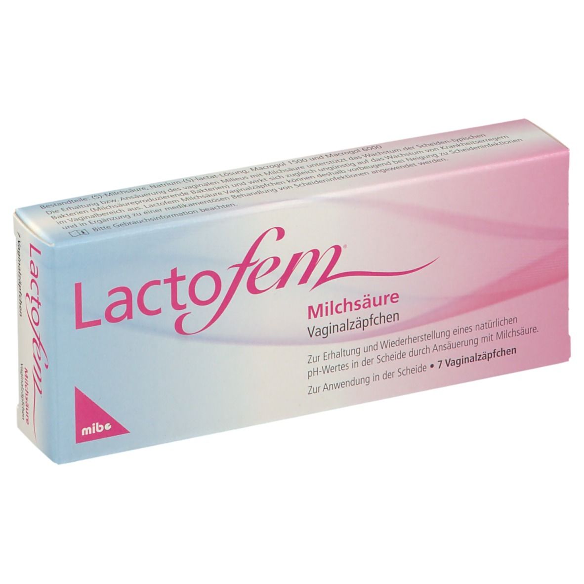 Lactofem® Milchsäure Vaginalzäpfchen