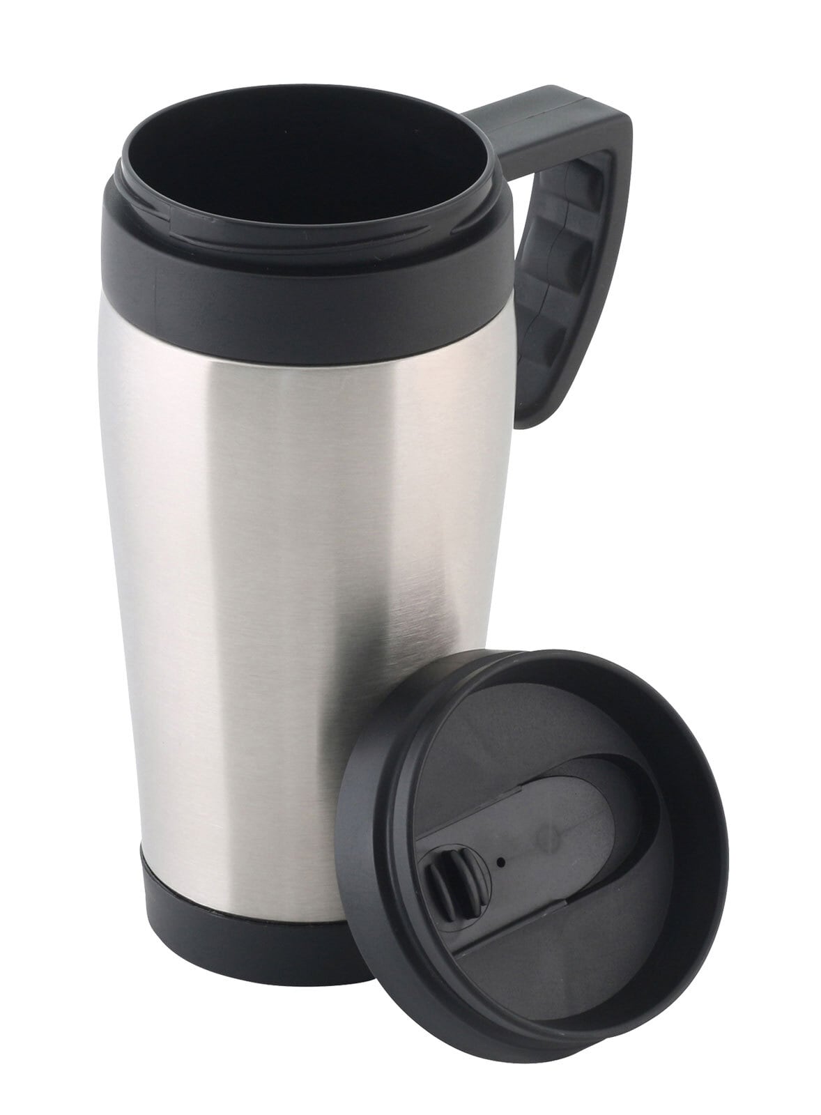 Isolierbecher EDS mit Henkelgriff 400ml schwarz/EDS