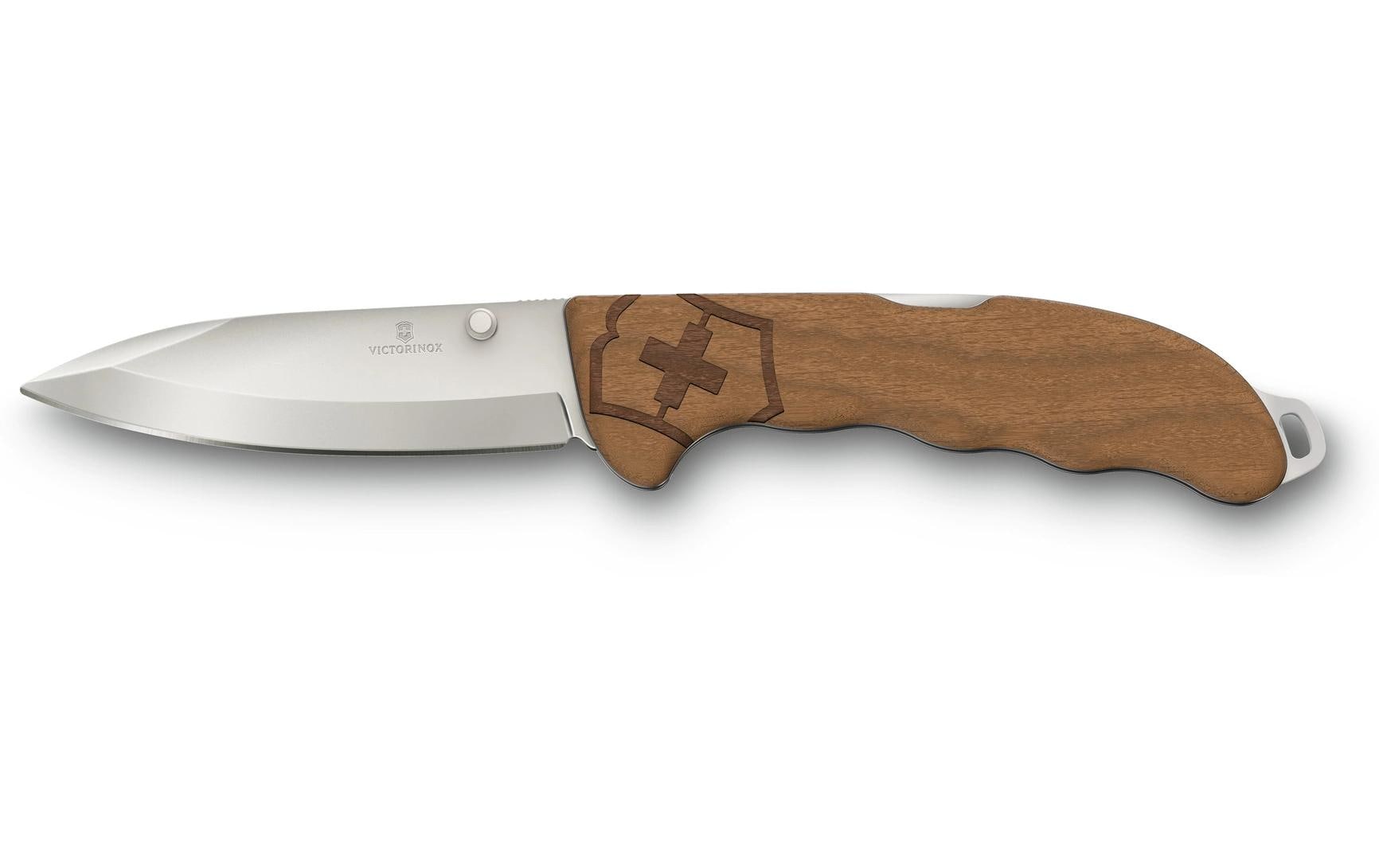Taschenmesser Evoke Wood, 136 mm, Braun<br>Klappbares Messer mit Schalen aus Nussbaumholz