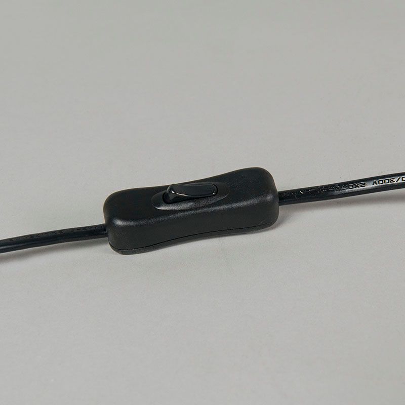 Retro tafellamp messing met Granny frame zwart 30 cm - Kaso