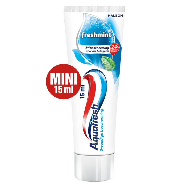Aquafresh Freshmint 3in1 Tandpasta Mini 15 ML