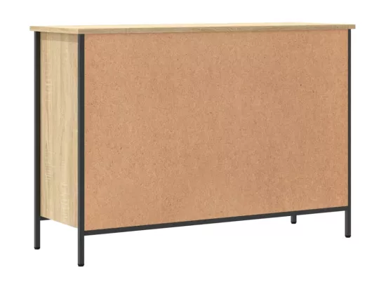 Armoire à chaussures chêne sonoma 100x35x70 bois d'ingénierie